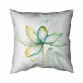 Begin Home Decor 20 x 20 in. Abstract Lotus Flower-Double Sided Print Indoor Pillow 5541-2020-FL182